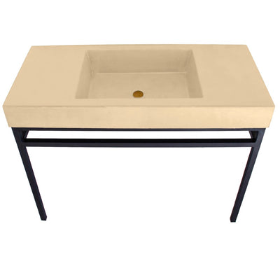 box sink console vanity 36" Tuckered Taupe