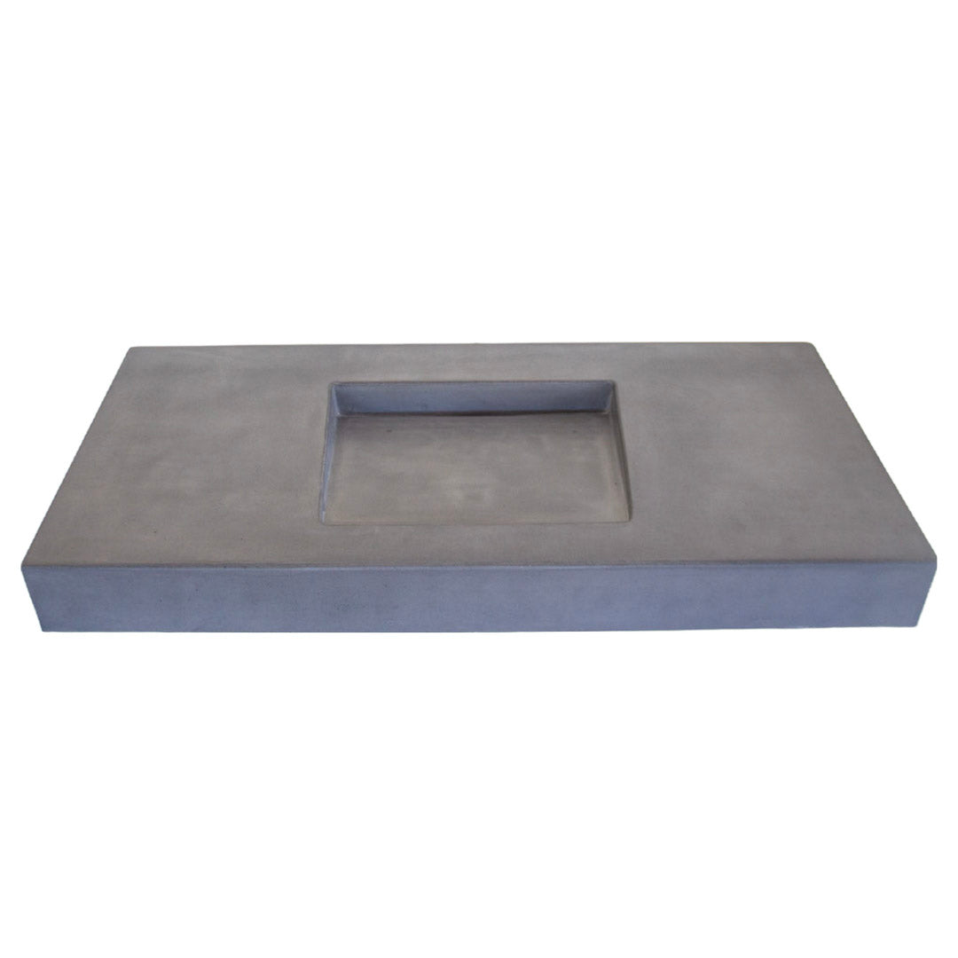 gentle grey concrete color sample