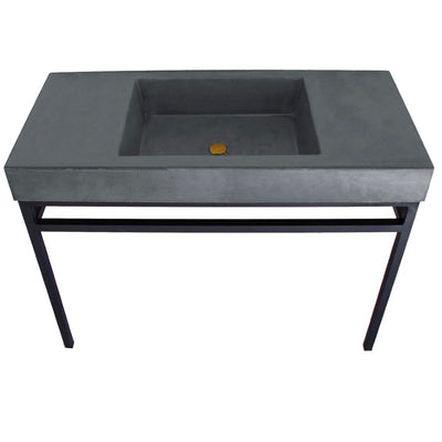 box sink console vanity 36" Portland Grey