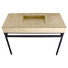 ramp sink console vanity 48" Tuckered Taupe