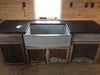 single farmhouse sink example, front