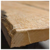 faux wood conference table golden pine closeup